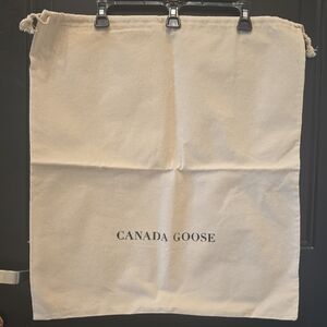 Canada Goose Cream Canvas Drawstring Dust Bag